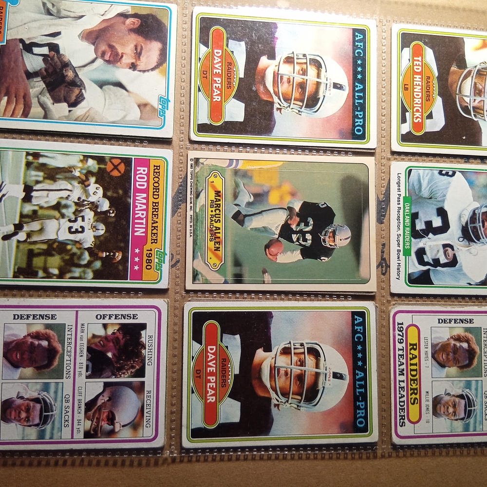 Topps Vintage Football Trading Cards Collection